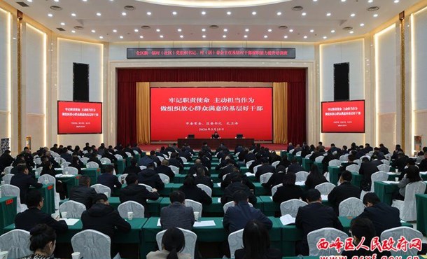 孔卫涛在全区新一届村（社区）党组织书记 村（居）委会主任及驻村干部履职能力提升培训班上作专题辅导