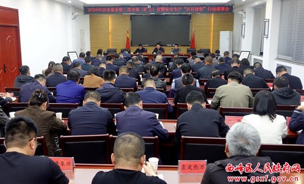 2026年区安委会第二次全体（扩大）会暨安全生产“百日攻坚”行动部署会议召开